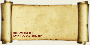 Jasmina Najdanović vizit kartica